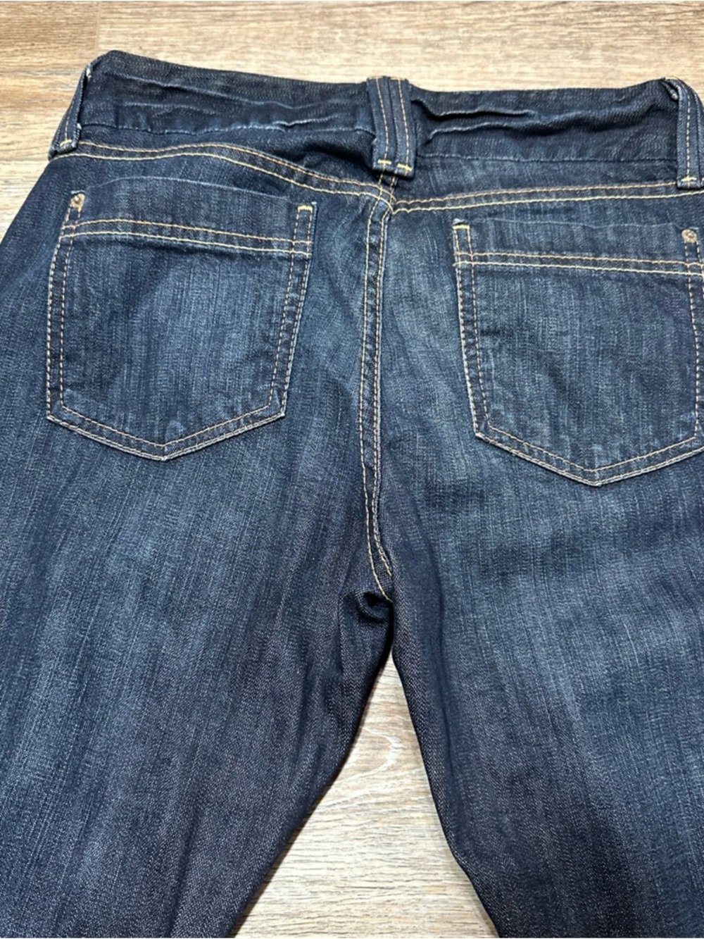 GAP Dark Blue Flare Jeans size 10 Extra Tall - Picture 11 of 12